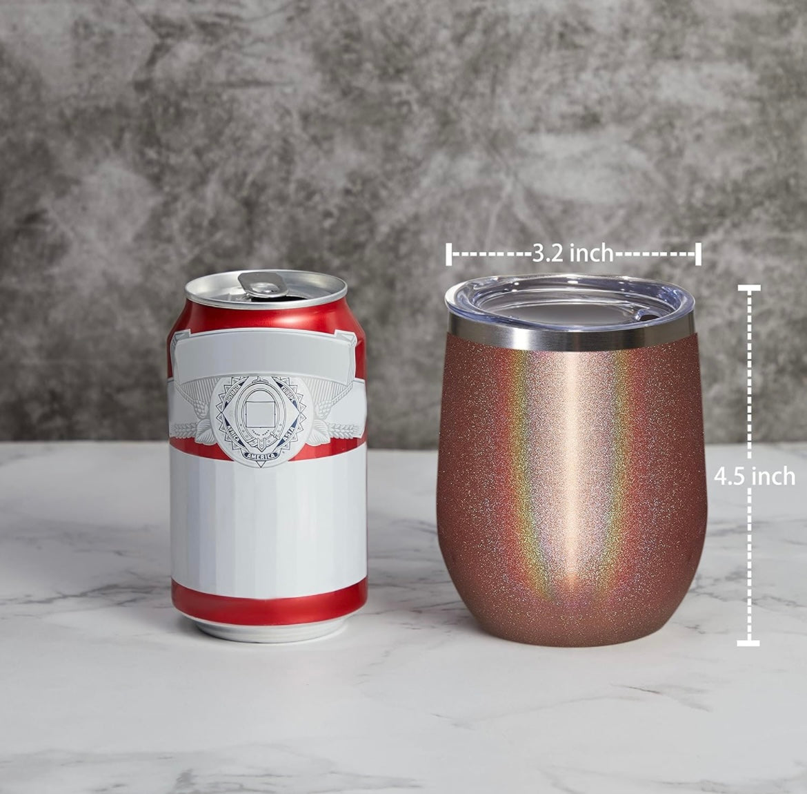 Wine Tumbler, 12 oz, Customizable