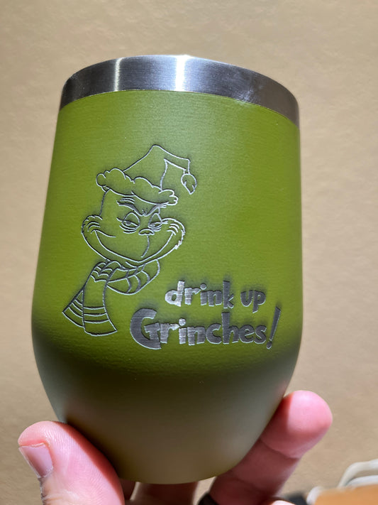 Wine Tumbler, 12 oz, Customizable