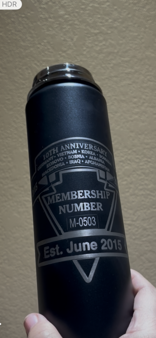24oz Stainless Steel Sport Water Bottle, Customized for your needs, Vacuum Insulated