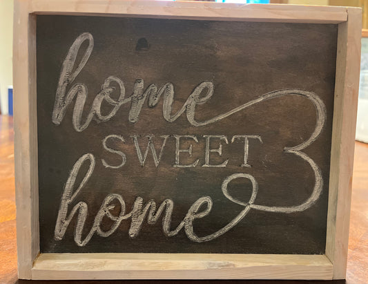 Home Sweet Home sign